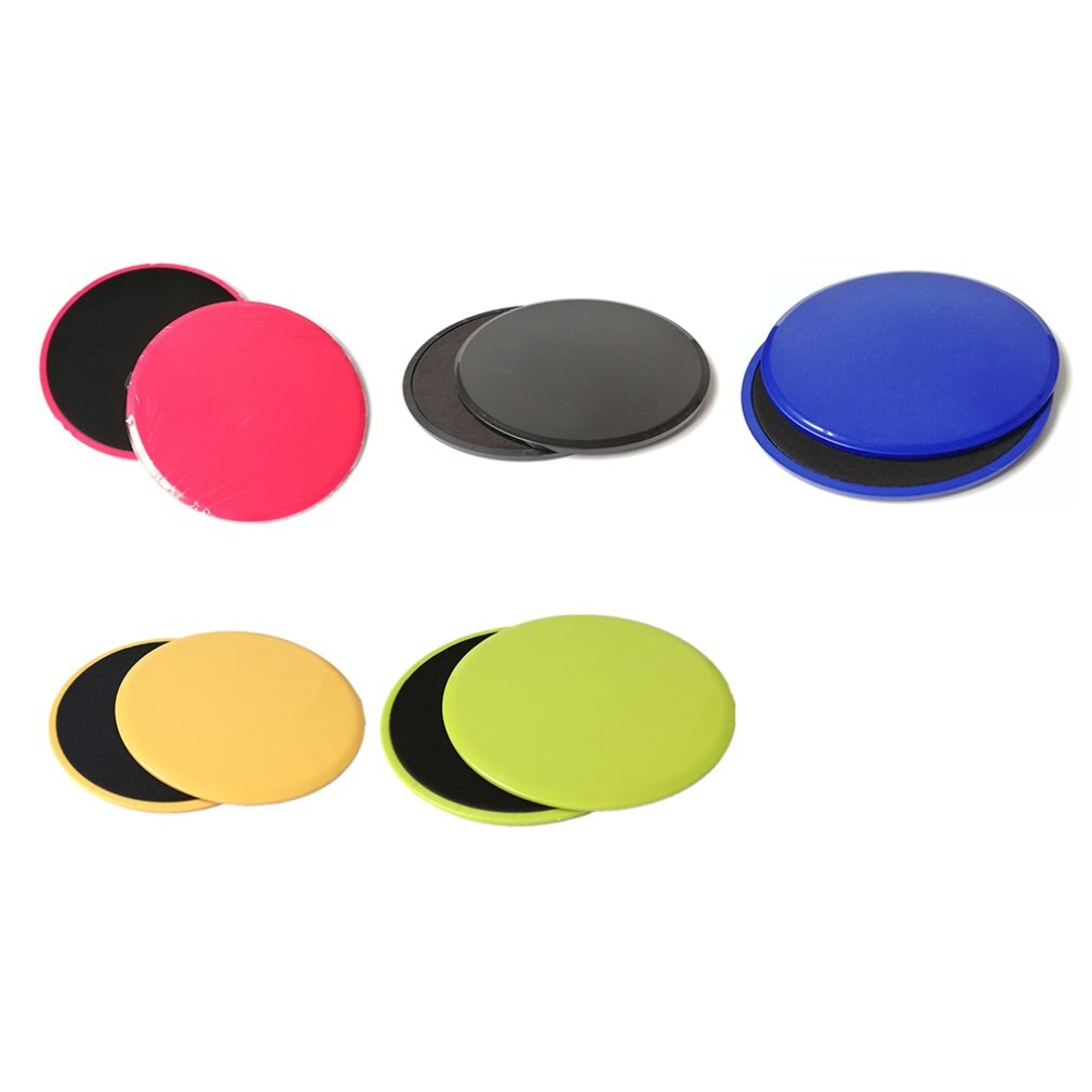 2PCS Sliding Slider Gliding Discs Fitness Disc Exercise Sliding Plate For Yoga Gym Abdominal Core Training Exercise Equipment