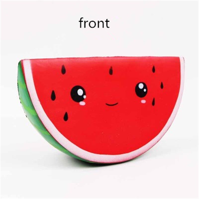 Squishy frukt squishi vannmelon squishies sakte stigende duftende klemme leketøy pedagogiske leker til baby skweee antistress squishies