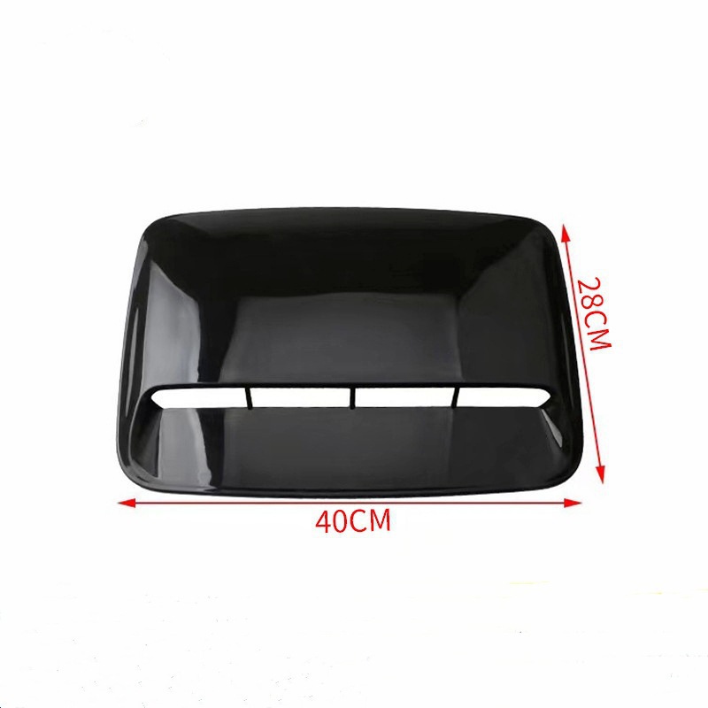 ABS Universal Car Air Flow Intake Hood Scoop Vent Bonnet Decor Cover Center Side Air Outlet Tuning Hood Auto Exterior Accessory: Lavender