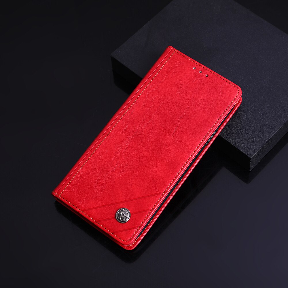 Affari per Coque Huawei Honor custodia da gioco HonorPlay Flip in pelle Fundas per Honor custodia da gioco Cover per telefono COR-L29 COR-L09: Red