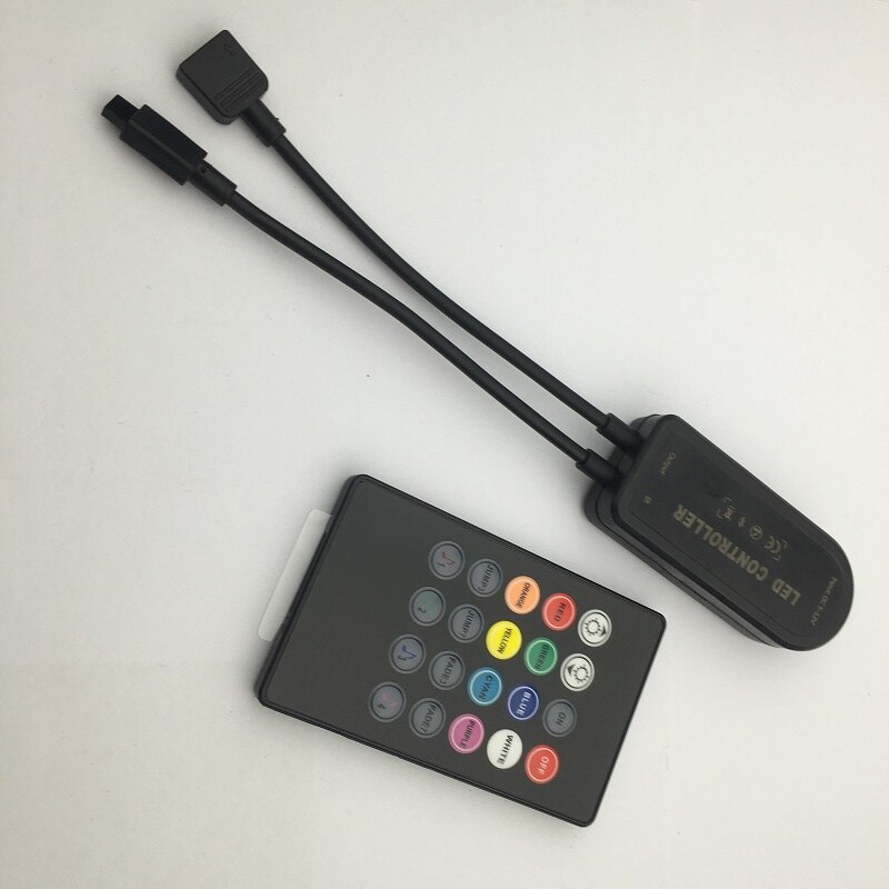 Dc 12V-24V Rgb Led Controller App Bluetooth Rgb Muziek Controller Voor Led Strip Licht 5050 4 pin Rgb Controller 12V-24V