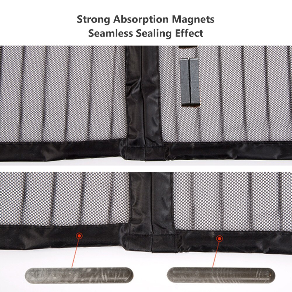 Mosquito Net Magnetic Door Screen Curtain Mesh Anti-fly Insect Mosquito Hands-free Automatic Closing Door Screen