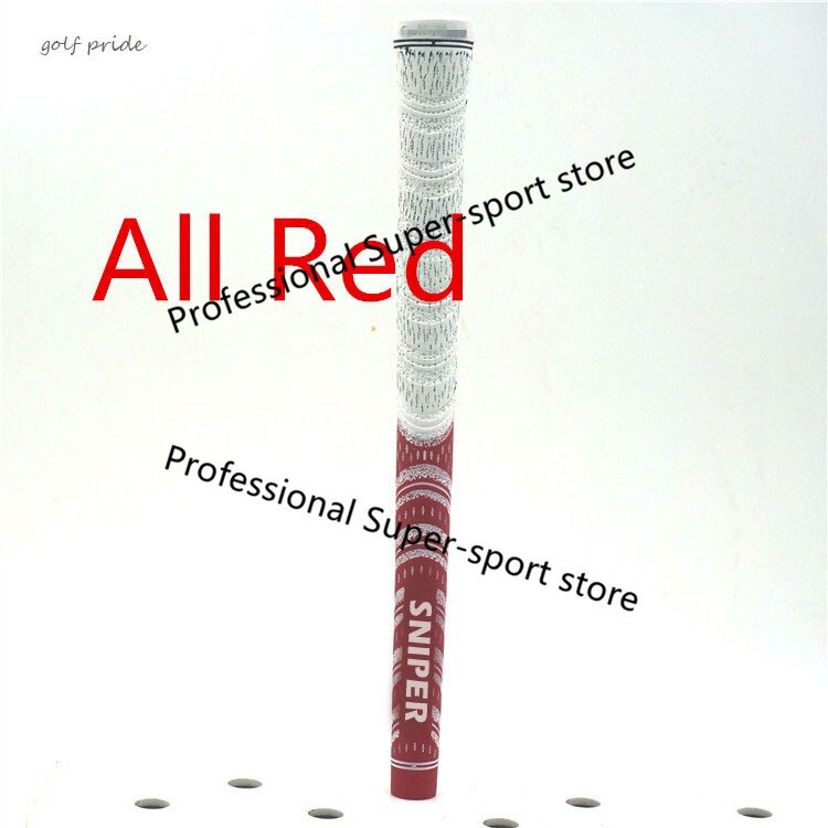 Directe Classic Whiteout Golf Grips Standaard Golfclubs Grips Rubber Katoen 13 Stks/partij 50G +-3: Rood