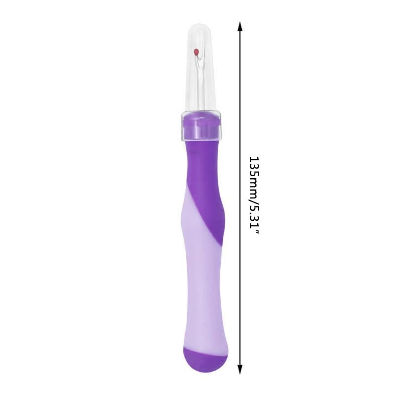 Stitches Removed Tool Wire Picker Practical DIY Handcraft Sewing Thread Cutter Seam Ripper With Rubber Handle