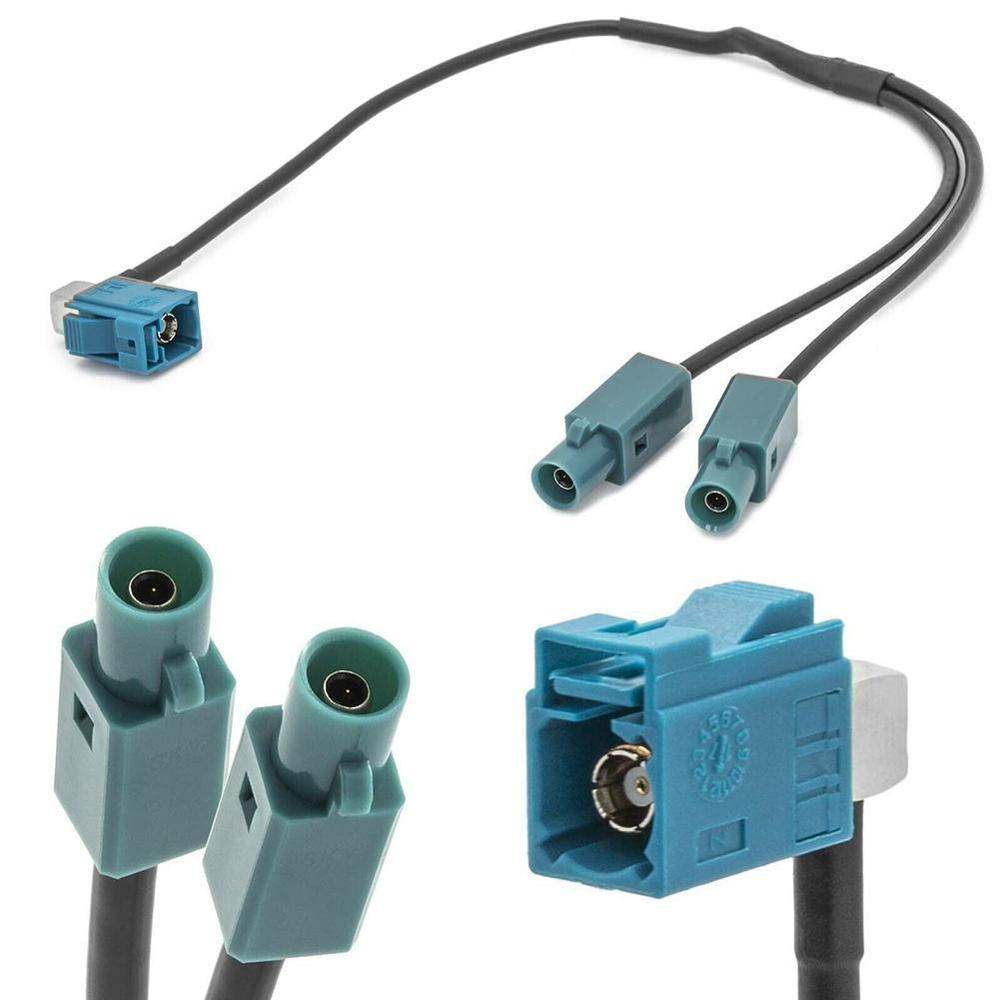 Radio Y antenna adapter FAKRA (Z) socket double FAKRA Conversion cable For VW FM antenna plug FAKRA Double radio For Volksw U8A3