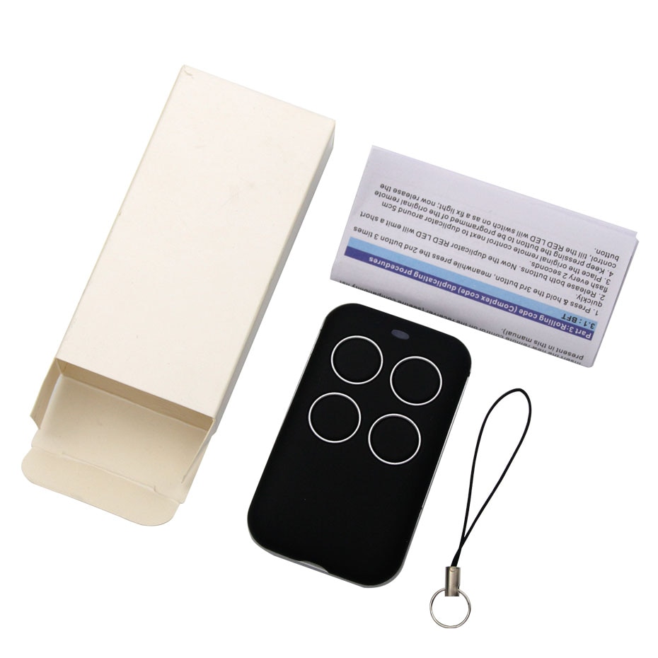 BENINCA TWV APPLE CUPIDO ROLLKEY LOT WCV télécommande portail BENINCA porte de garage télécommande 433MHz