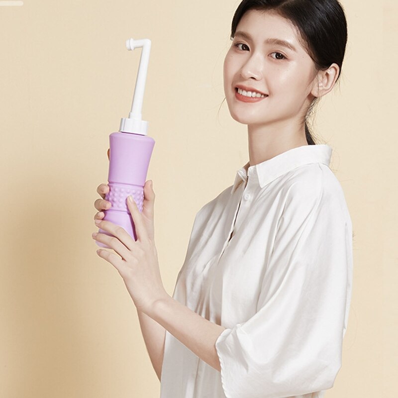 500ml Portable Travel Hand Held Bidet Sprayer Personal Cleaner Hygiene Bottle Spray Washing Bidets Peri Bottle