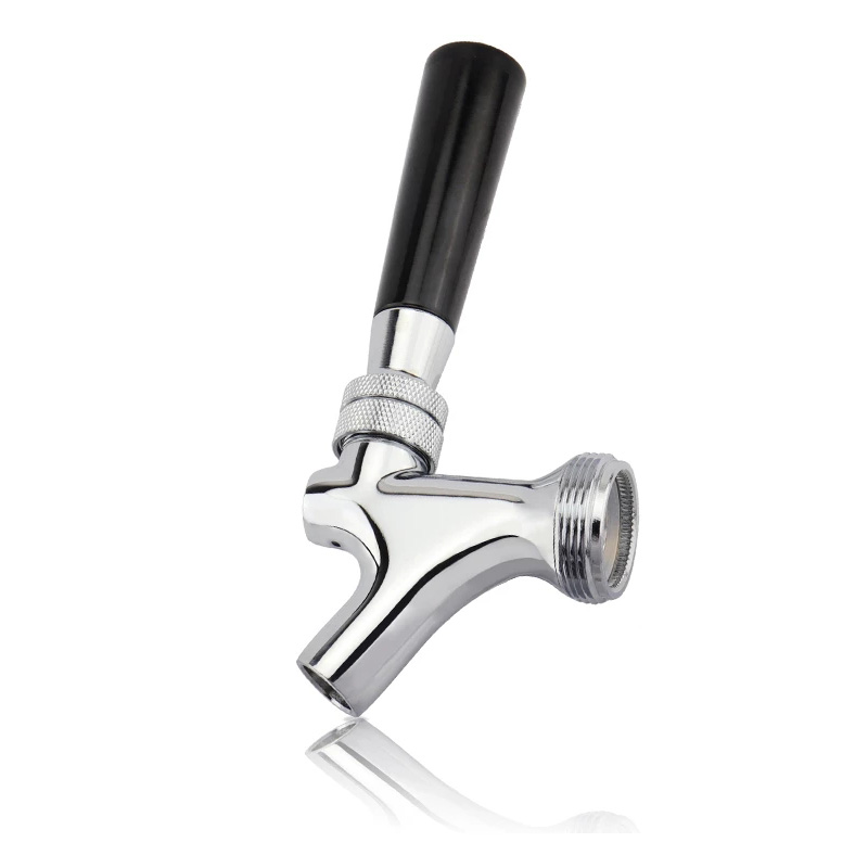 Beer Tap Faucet With Ball Lock Liquid Quick Disconnect Chrome Plating Faucet Beer Keg Tap For HomeBrew Beer Soda Dispenser Tools: beer tap