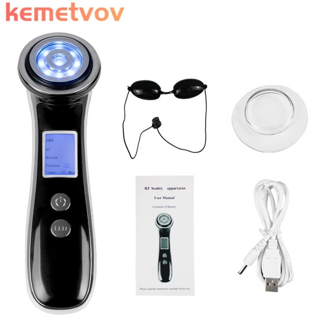 LED photon radio frequency radio frequency radio frequency EMS skin rejuvenation thin face firming massage beauty instrument