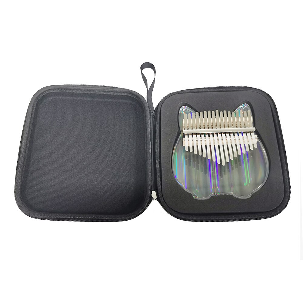 Calimba duim kristalhelder mini vinger piano kabarin beginners 17 tonen