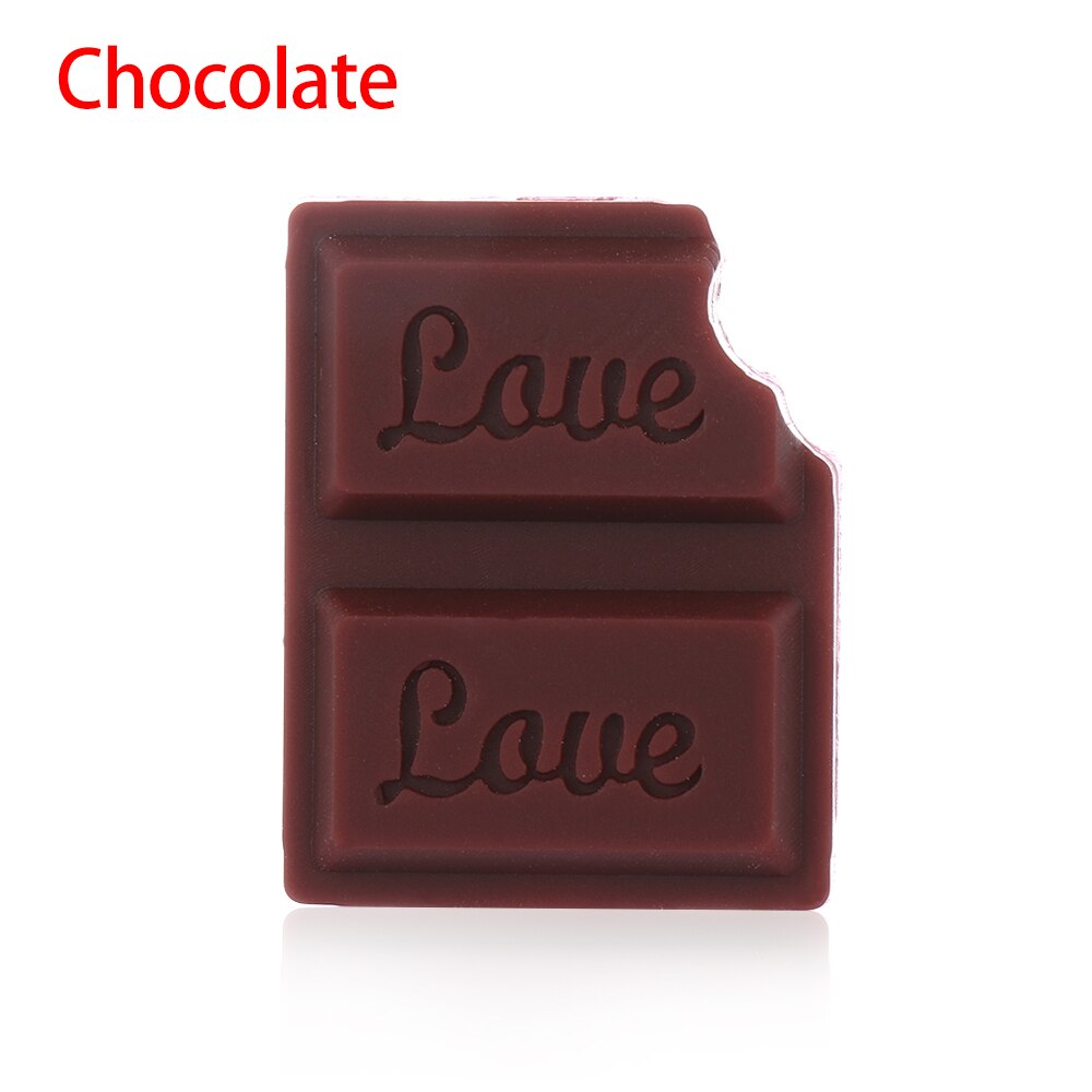 Lovely Cartoon Fruit Charger Cable Winder Protective Case Saver Data line Protector Earphone Cord Protection Sleeve Wire Cover: Chocolate