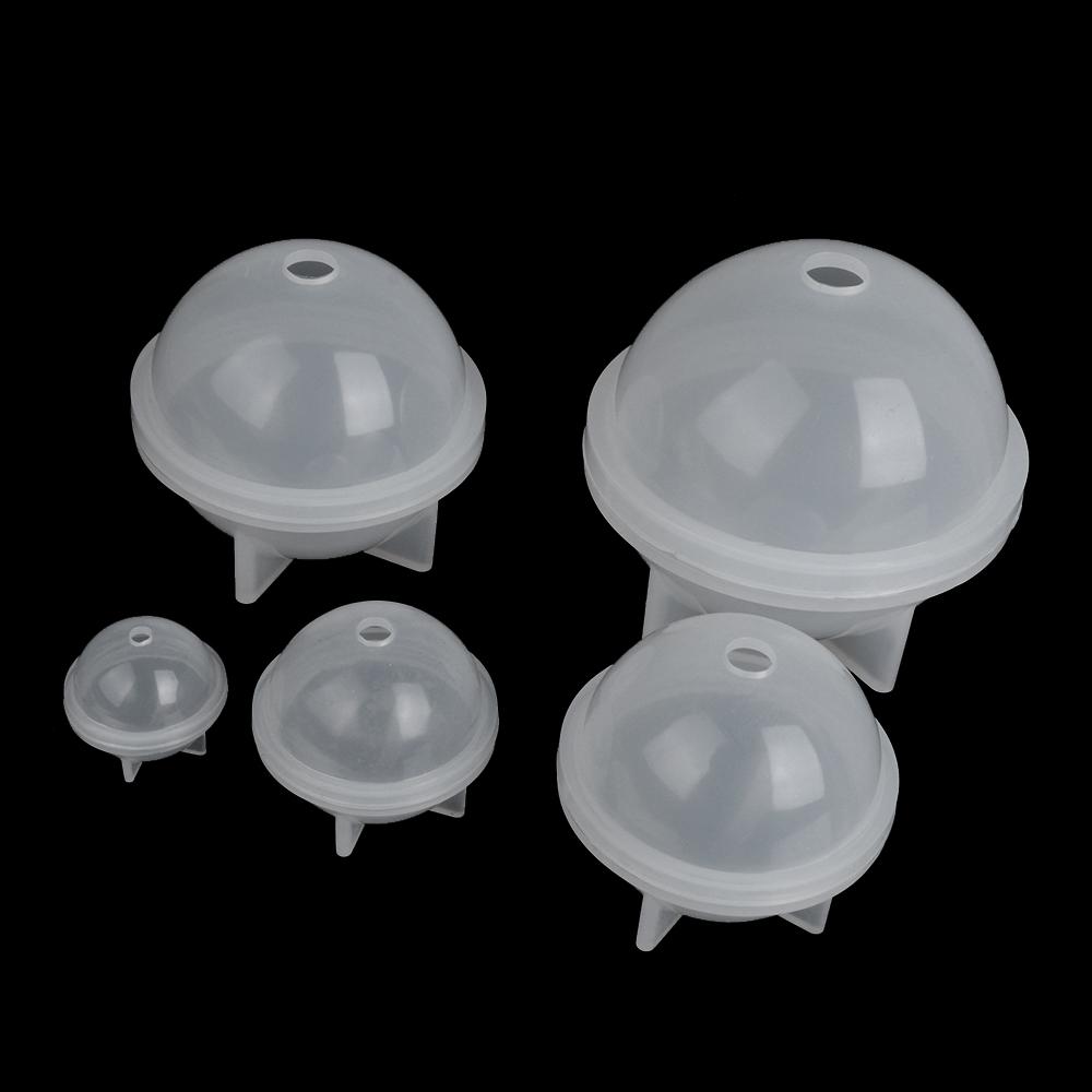 Moule en silicone pour boule de sphère bricolage, artisanat en résine, décoration de moule exécutif, 5 Tan, 20mm, 30mm, 40mm, 50mm, 60mm