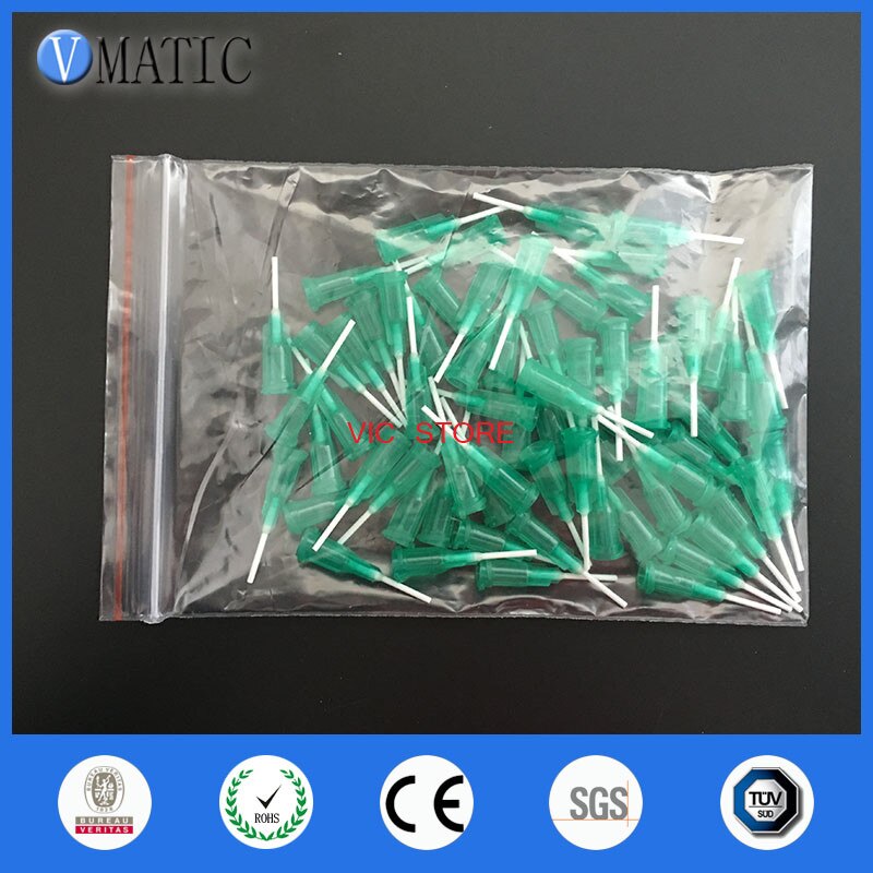 18g 0.5 '' pp type luer lock lim dispenser dryp nåle dispenser selvklæbende plast nåle spids 1/2 tommer