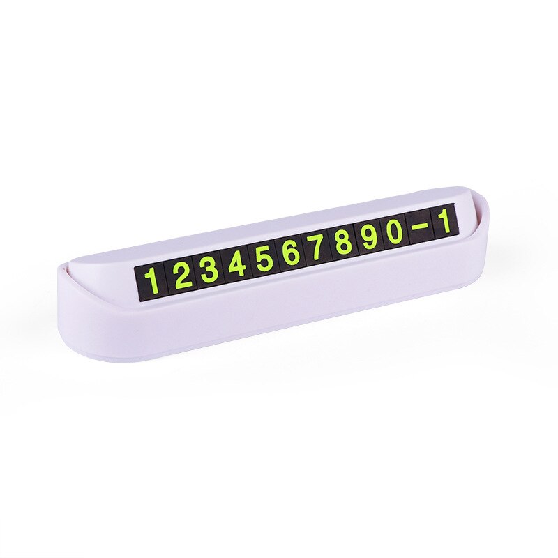 Cute Cartoon Doll Car Dashboard Decoration Temporary Parking Card Personality Parking Number Sign Girl's Day: B