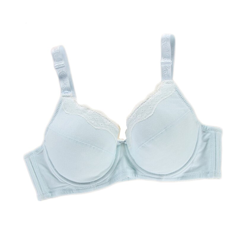 2 stk/parti pink blå bomuld bøjle gravid blonde bh amme amme bh'er til fodring barsels bh'er toppe til fodring