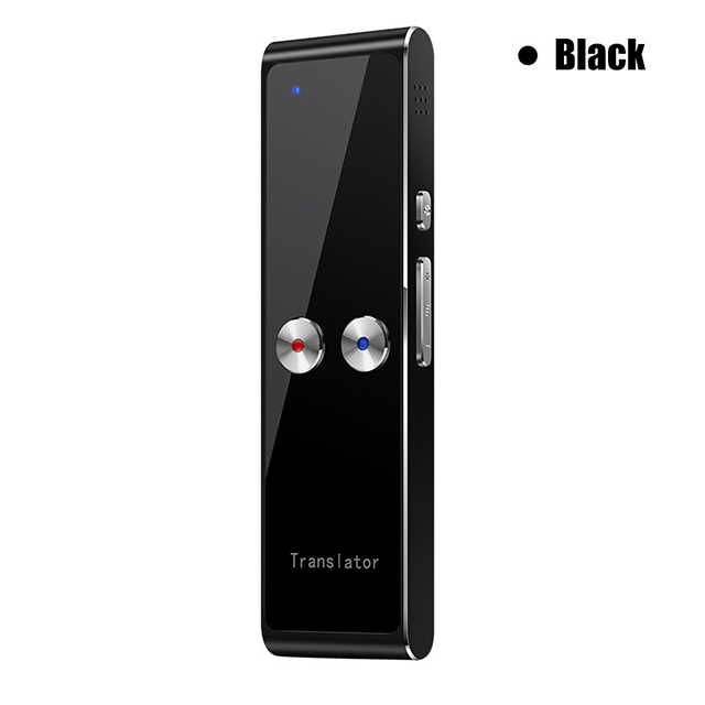 Portable T8 Plus Smart Voice Speech Translator Two-Way Real Time Multi-Language Translation for Learning Travel Business Meet: Black