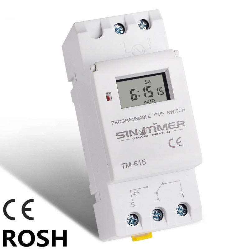 220V Programmable Digital Timer Switch Multi-function Time Control Energy-saving Controller Timers