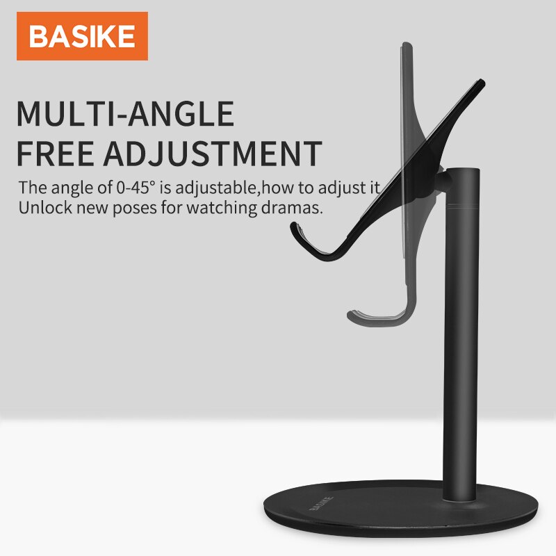 BASIKE – Support de téléphone portable réglable, accessoires universels pour iPhone et Xiaomi, pour table et bureau, pour smartphone et tablette,