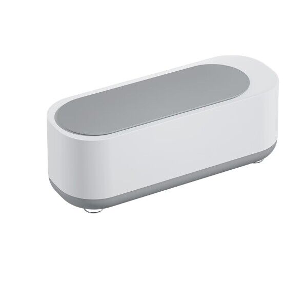 Máquina de limpieza por ultrasonidos recargable por USB, limpiador de lavado por vibración de alta frecuencia, limpiador de gafas y joyería: Rojo