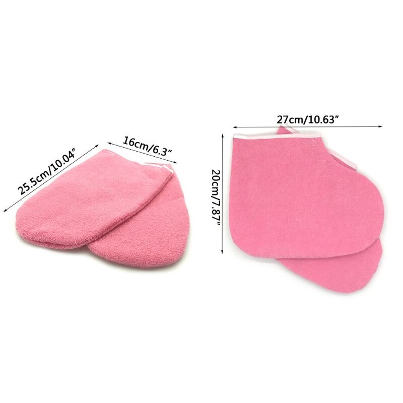 Guantes de protección de cera de parafina para SPA, calentador de manos y pies, , 2 uds.