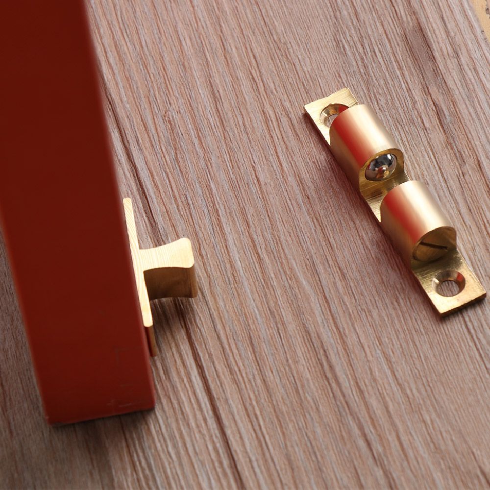 Fittings Brass Inner Locks Screws Switch Closer Wardrobe Stopper Damper Buffer Door Lock Buckle Cabinet Catches