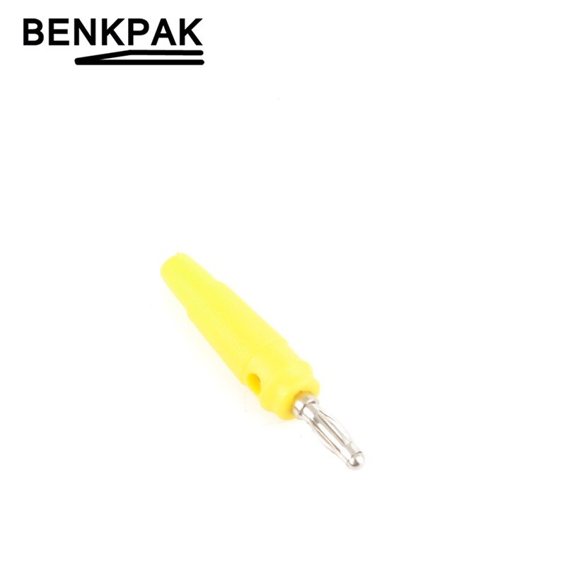 5pcs 4MM Banana Plug Audio Speaker Connectors Amplifier Speaker Binding Post 4mm Banana Jack Plug For Cable Terminals: Yellow 5pcs