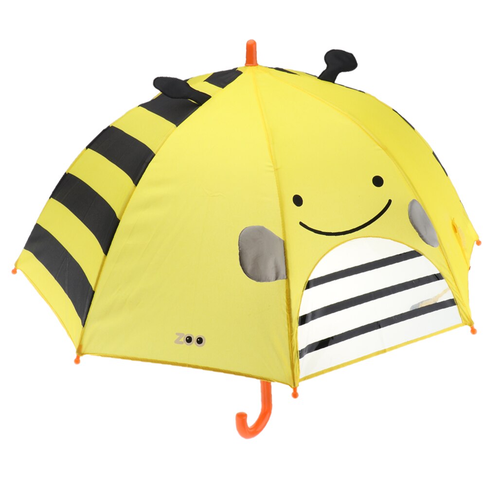 Parapluie 3D motif Animal joli | Mignon, dessin animé, pour enfants étudiants