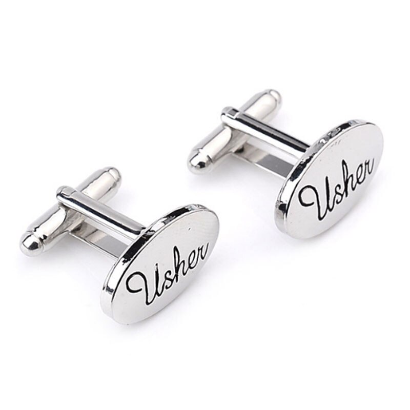 Männer Bräutigam Besten mann Bräutigam Vater der braut knapp Carving Hochzeit Party Manschettenknöpfe Clip Manschette Verknüpfung Platzanweiser pagen: Platzanweiser