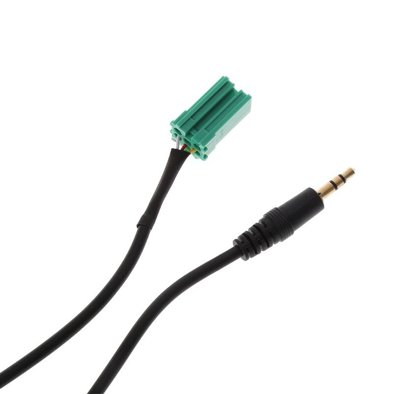 Car Radio MP3 Auxiliary Adapter Aux Input Jack Lead Cable Adapter With Radio Keys For Renault 2005 Clio Megane Laguna Modus