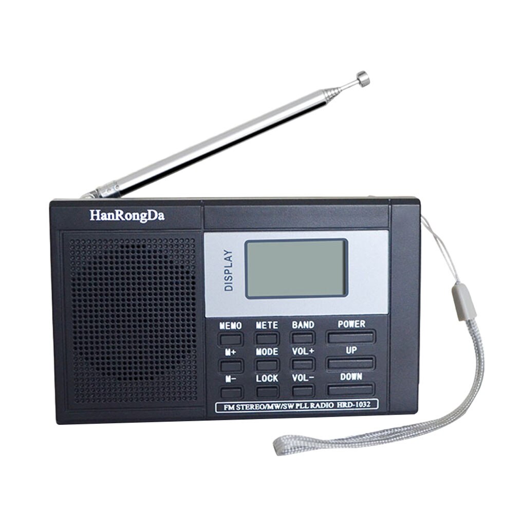 Portable Full-band Digital Tuning Multiband Stereo Tuner MW/AM/FM/SW Shortwave Radio REC Control Receiver: Default Title