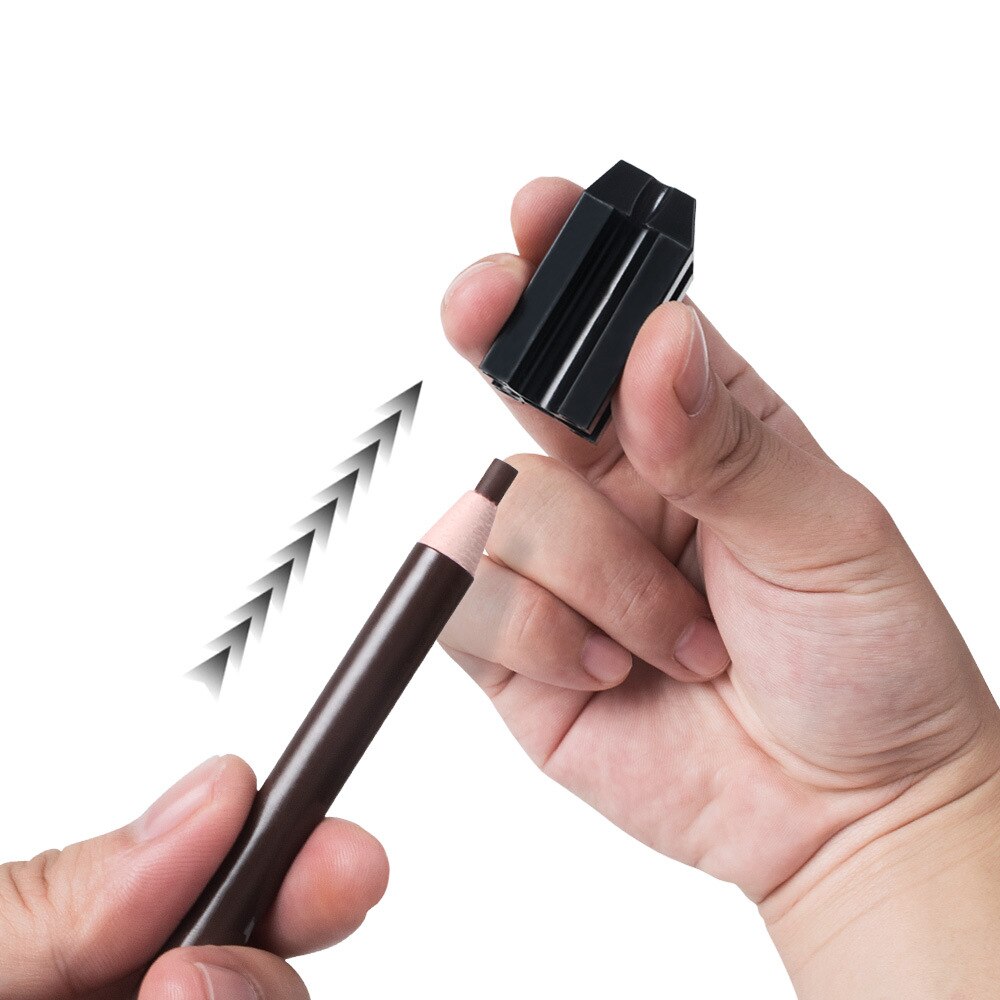 Crayon à sourcils en forme de bec de canard 4 en 1, outil de maquillage pour les yeux, imperméable