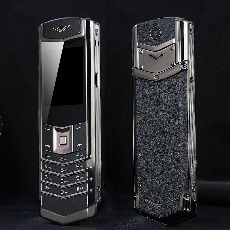 2g gsm ontgrendelingsbalk luxe bt-draaiknop metalen behuizing fm-camera handtekening senioren mobiele telefoon enkele sim goed signaal  k8+  russische sleutel