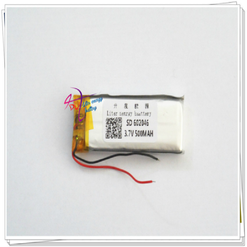 Liter energie batterij 602046 3.7V 500mAh 602045 Lithium Polymeer Li-Po li ion Oplaadbare Batterij Voor Mp3 MP4