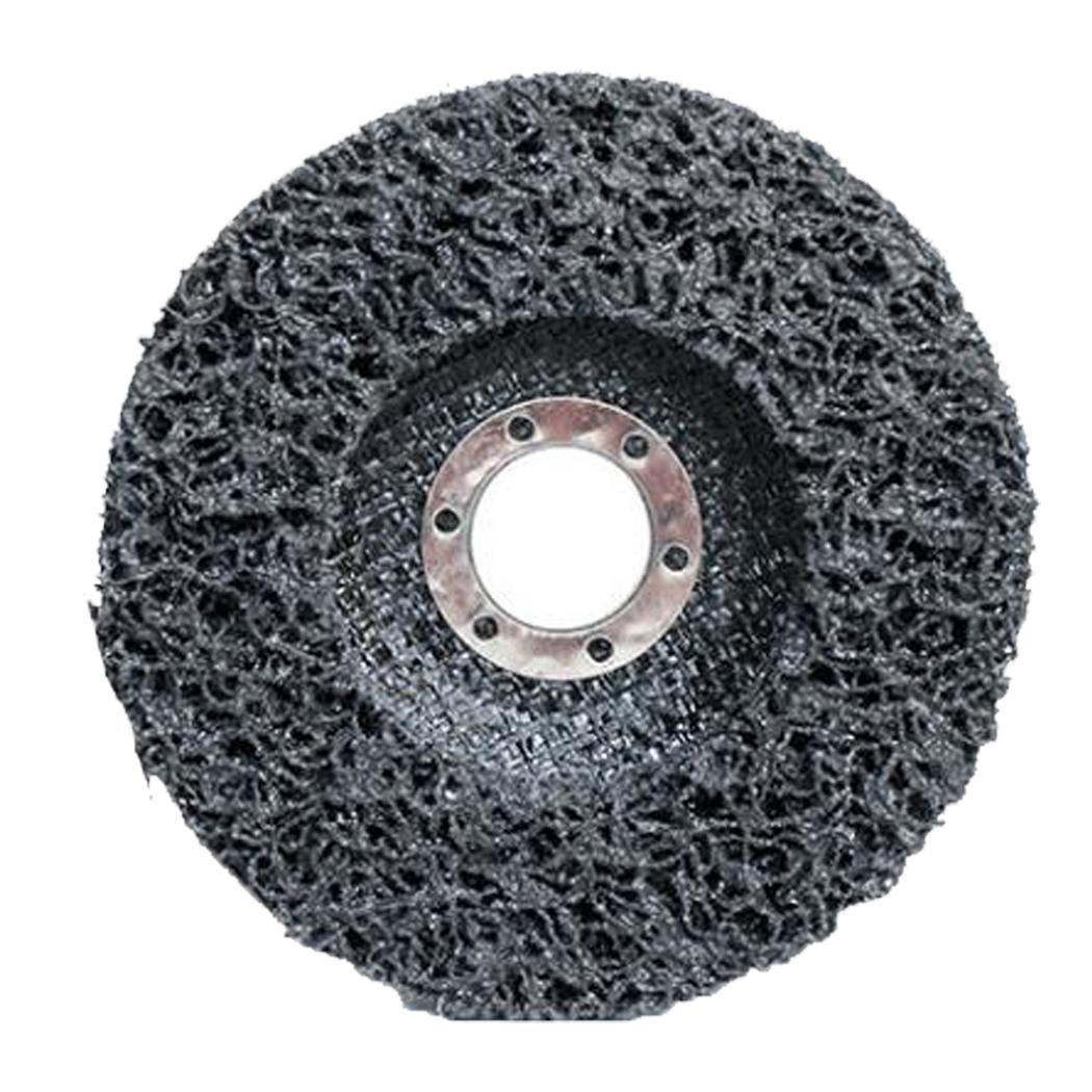 1 ud./2 piezas. 125mm cinta de polietileno resistente disco abrasivo rueda eléctrica removedor de pintura Kit de accesorio de molienda para coches la motocicleta de: black 1pc