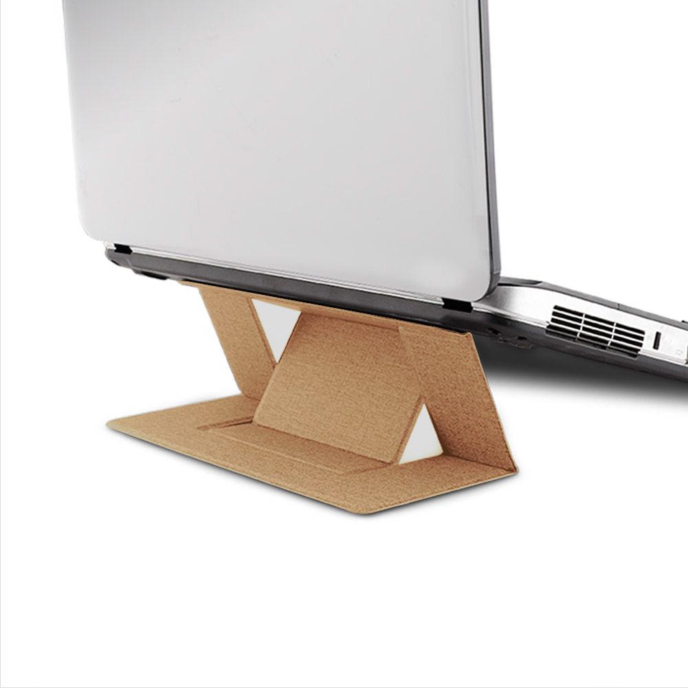 Adjustable Laptop Stand Laptop Pad Adhesive Invisible Stands Folding Bracket Portable Tablet Holder for iPad MacBook Laptops