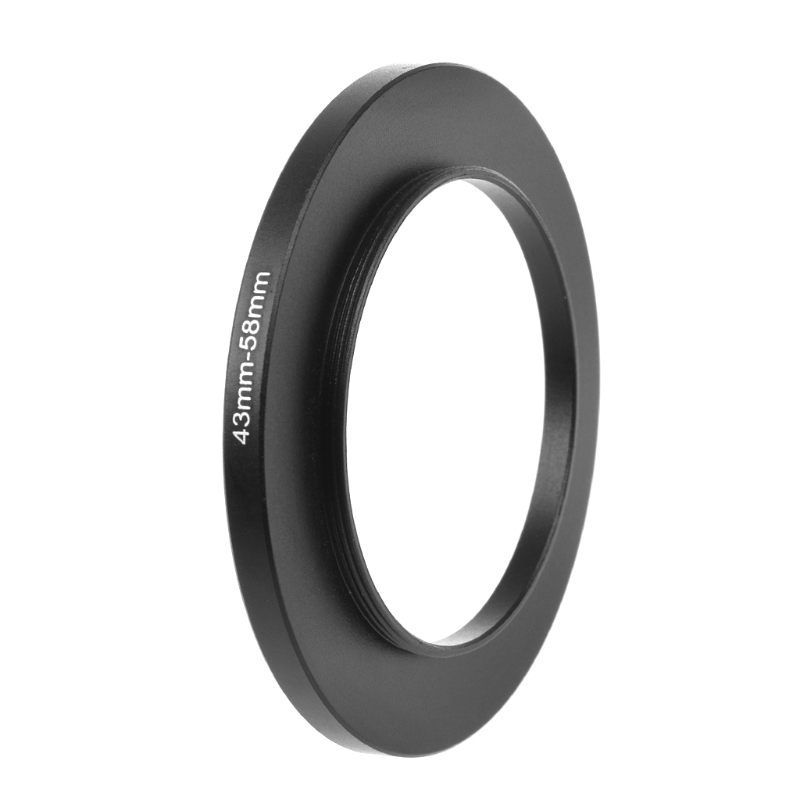 43Mm Tot 58Mm Metalen Step Up Ring Lens Adapter Filter Camera Tool Accessoires