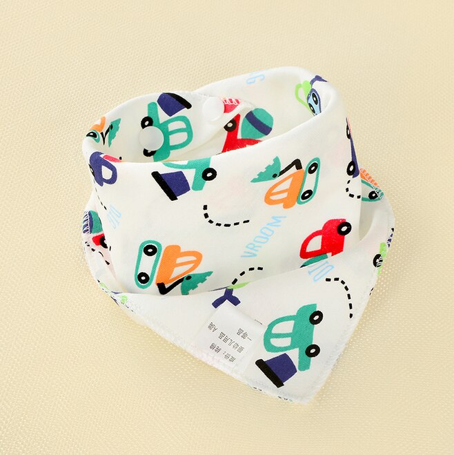 1Pcs Newborn Baby Feeding Saliva Towel Unisex Cotton Dribble Triangle Bandana Bibs Infant Kids Burp Cloths: D