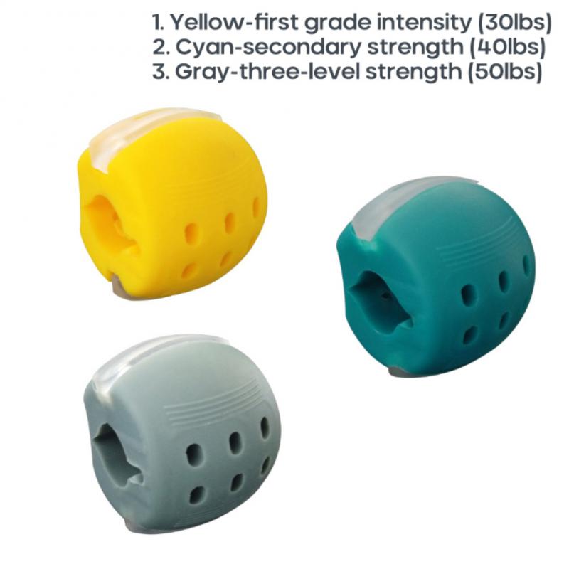 Tsang Jaw Exercise Ball Men Facial Pop N Go Mouth Jaw Muscle Exerciser Chew Ball Chew Bite Breaker Training