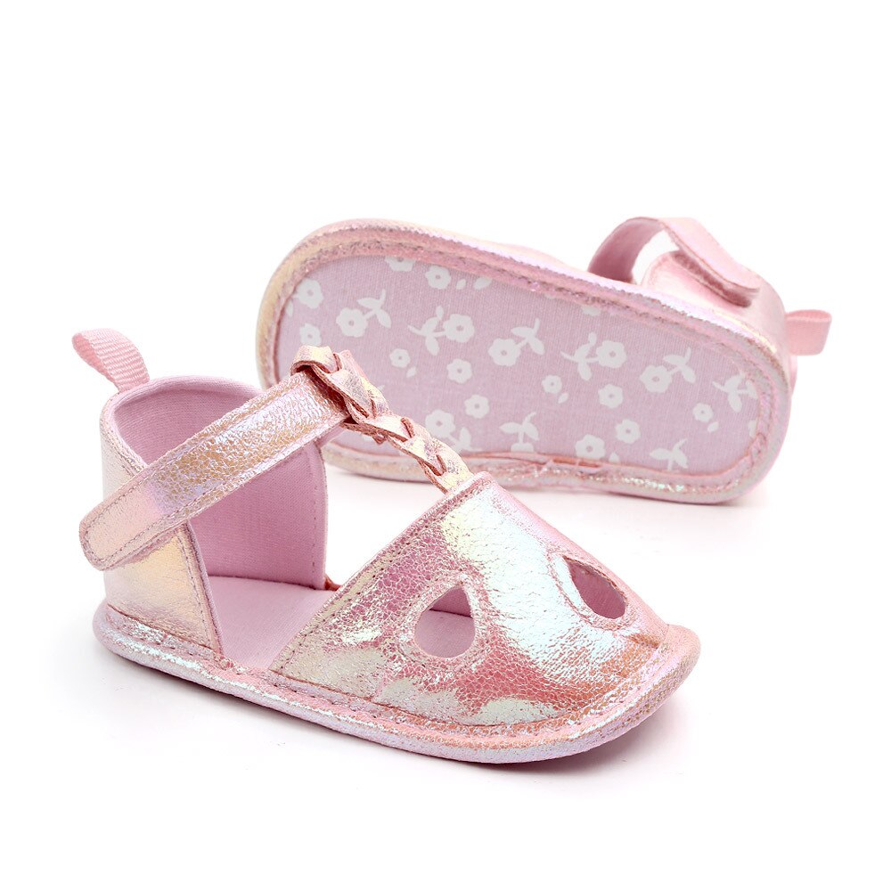 Gradiënt Sandaal Mooie Baby Baby Meisje Zachte Zool Peuter Schoen antislip Sandalen Mocassin Mermaid Kleur Schoenen Voor Verjaardag party