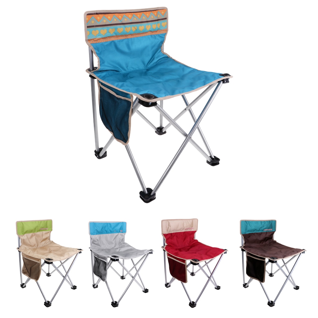 Vouwen Camping Quad Stoel Lichtgewicht Draagbare Picknick Vissen Zetel