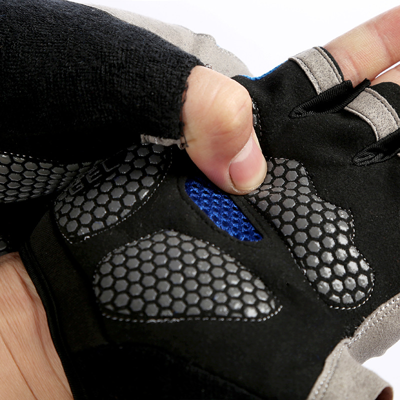 Ademend Half Vinger Gym Halters Handschoenen Mannen Vrouwen Bodybuilding Crossfit Oefening Sport Handschoenen Voor Fietsen Fiets Anti Slip