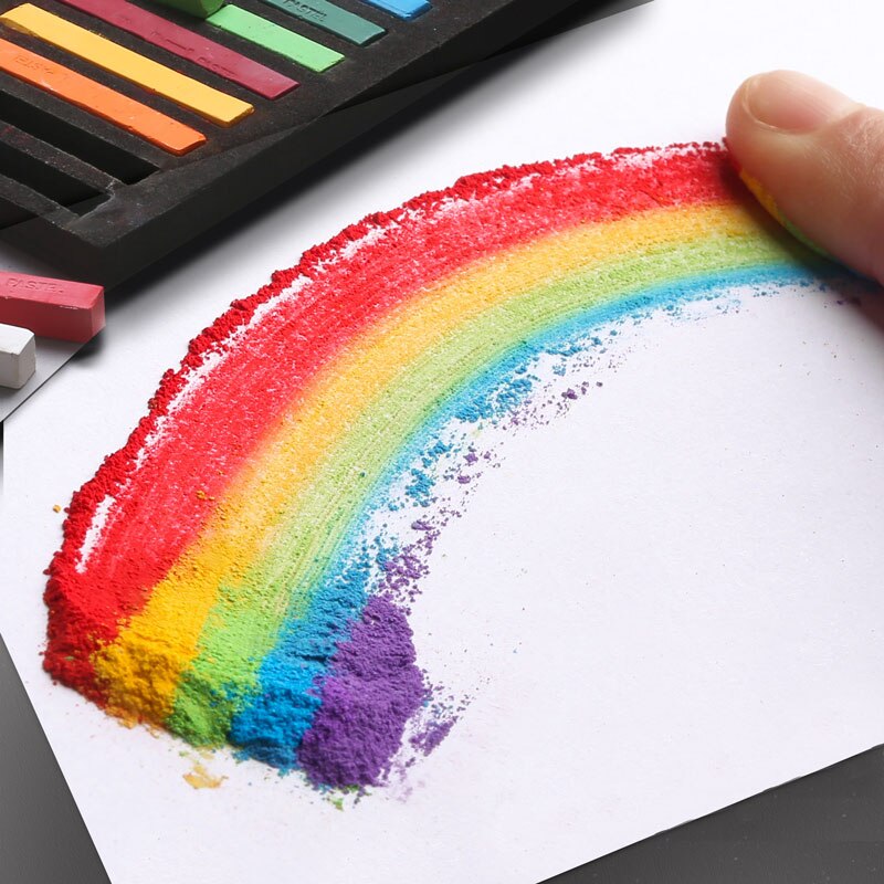 12/24/36/48 Colors Pastel Set Artist Graffiti Soft Painting Crayons For Kids School Art Stationery Supplies