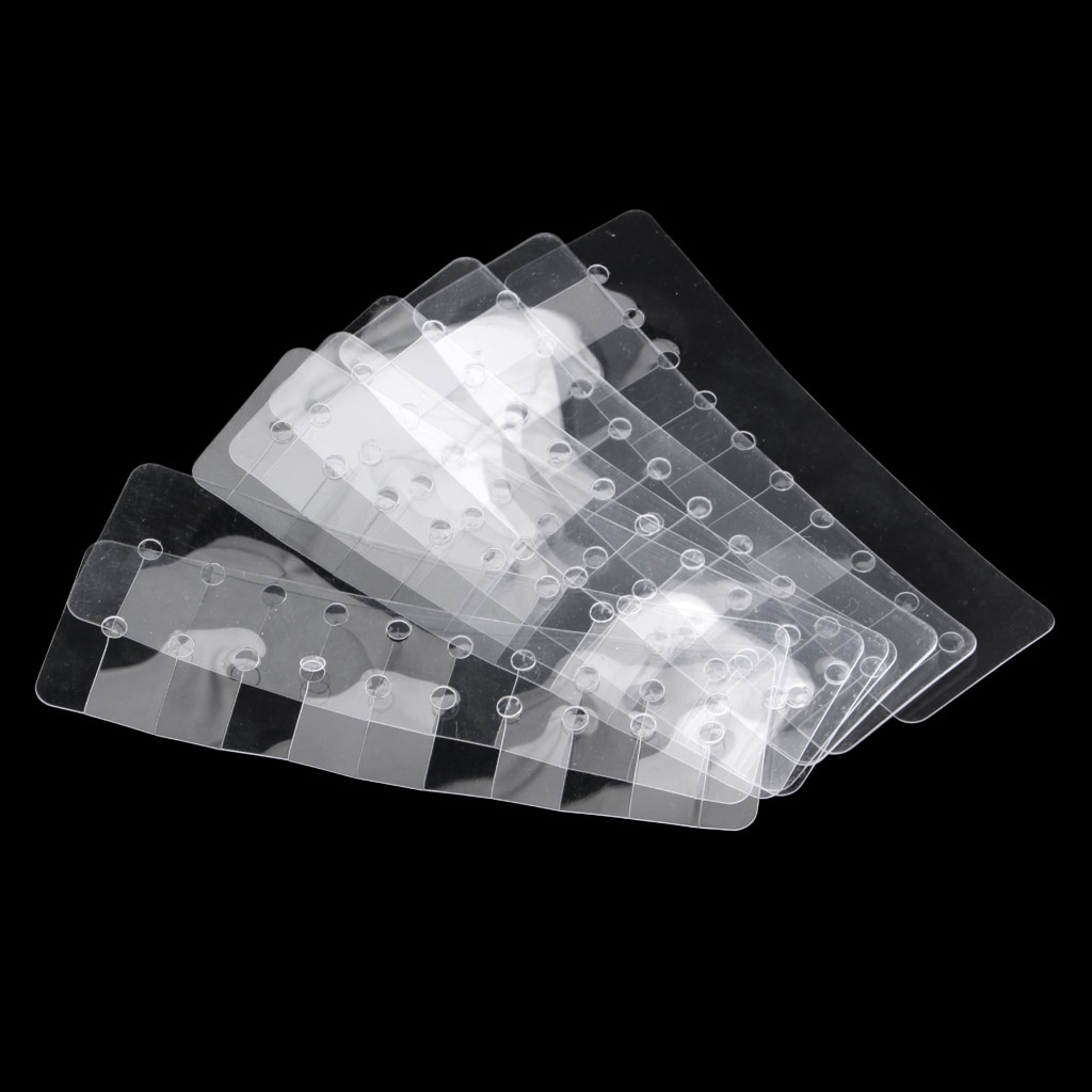 pVC Scalp Shield Heat Protector Strip for Fusion Hair Extensions, 10-Piece Set (10-HOLE)