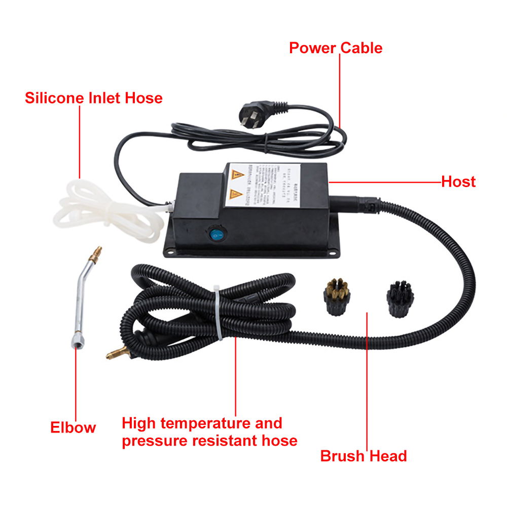 2000W High Temperature High Pressure Mobile Cleaning Machine Multifunction Steam Cleaner Pumping Sterilization Disinfection