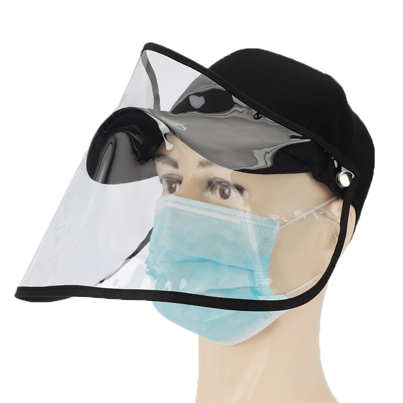 Anti-spott Ansiktsskydd - Skyddshatt - Anti-infektion - Ögonskydd - Anti-dimma