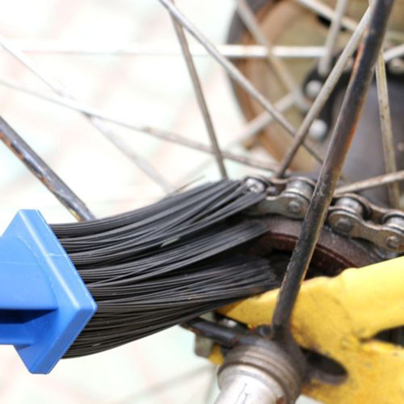 Motorsykkel kjederens sykkel sykkel børste sykling ren kjederens utendørs scrubber verktøy for road mtb