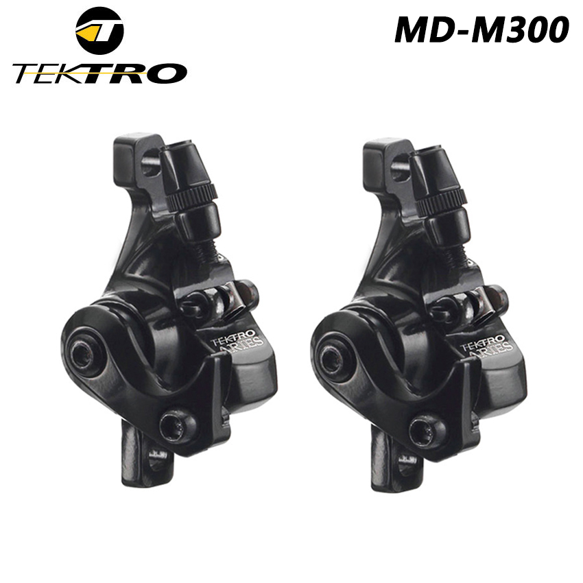 TEKTRO MD-M300 contrôle de ligne de frein de vélo de route frein à disque mécanique 160 Rotors VTT étrier mécanique frein à disque: Rouge