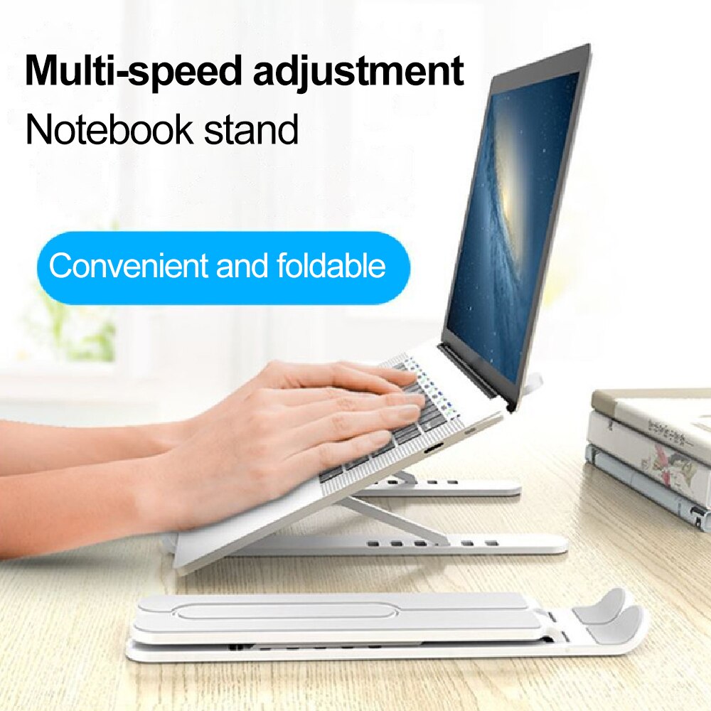 Draagbare Pc Laptop Stand Opvouwbaar Voor Macbook Pro Ondersteuning Verstelbare Notebook Houder Tablet Voor Computer Beugel Cooling Riser