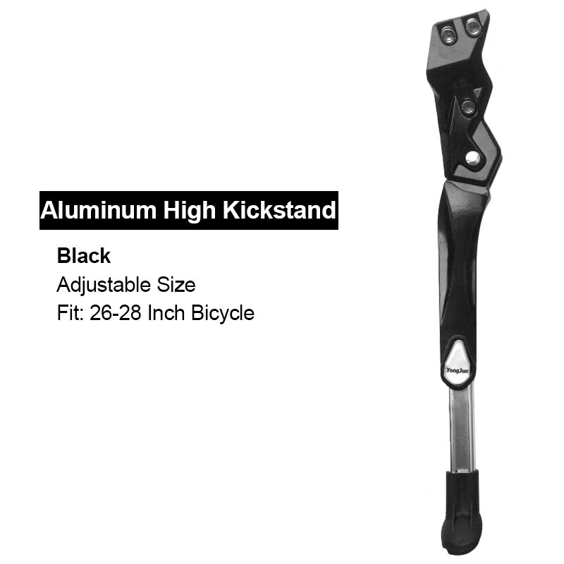 Mountain Road Bike Support Side Stand Foot Brace Durable Bicycle Stand Kickstand Parking Racks Bicycle Accessories: Black High Kickstan