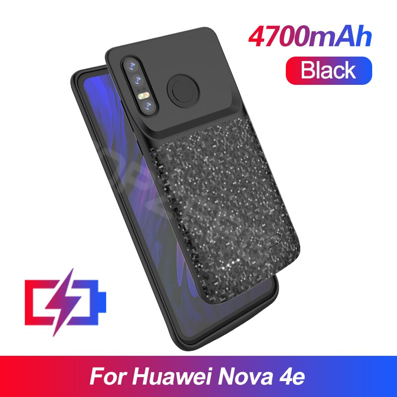 Cassa di batteria Per Huawei Honor 8x 9x 10lite 20pro Ultralight Powerbank Per Il Caso di Huawei Compagno di 20pro Nova 3i 4e p20lite P30pro Y7: For nova 4e